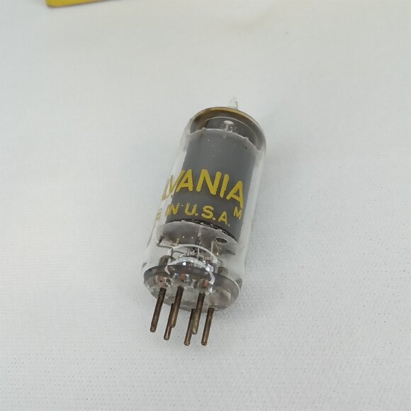 WWII Era Electronic Tube With Box Set Of 5 Sylvania Model 6BY6 NOS NIB 1940s - Picture 4 of 16